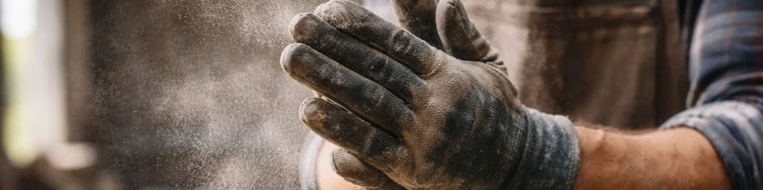 Handwerkerhände bei der Arbeit - Stolz im Handwerk