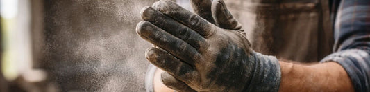 Handwerkerhände bei der Arbeit - Stolz im Handwerk